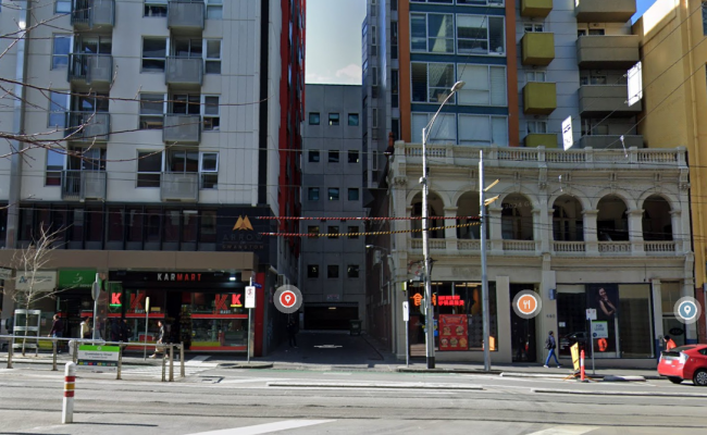 Secure Indoor Carking lot on 488 Swanston st CBD