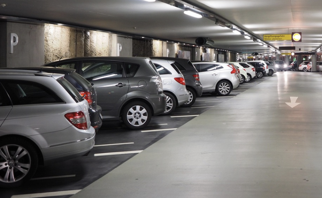 Ground floor, indoor secure carpark