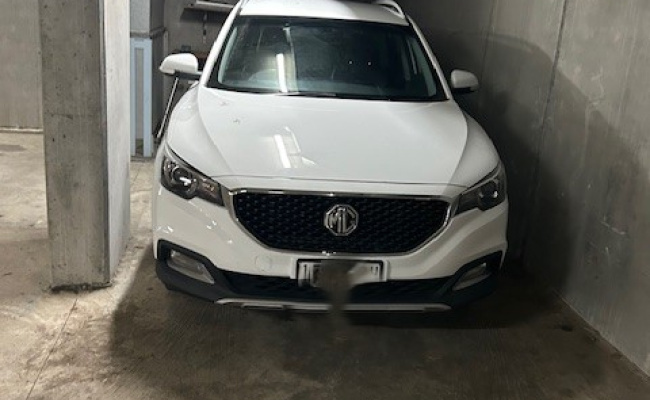 Secure undercover car space