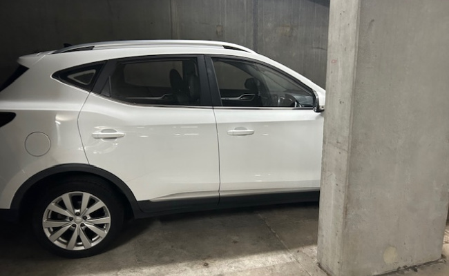 Secure undercover car space