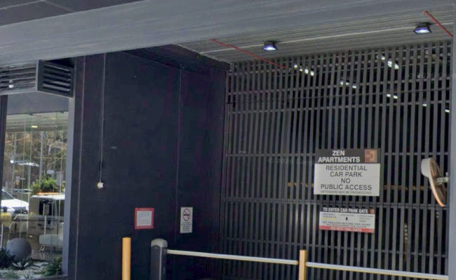 Indoor carpark space within Melbourne Free Tram Zone