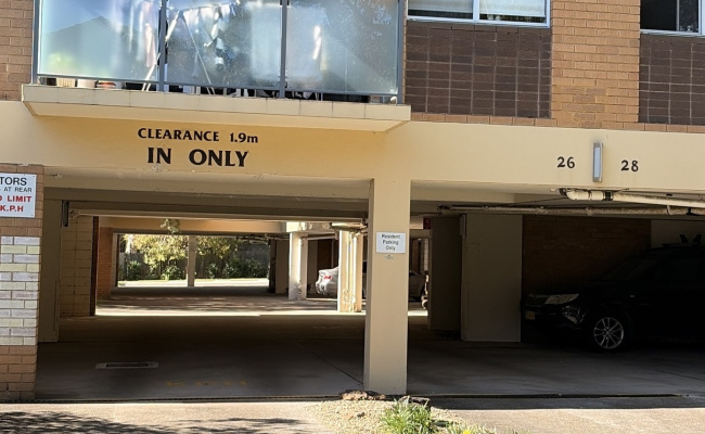 Undercover Parking Space in Drummoyne