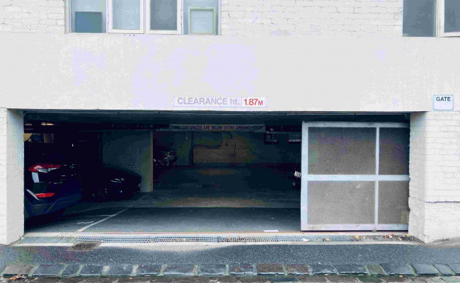 Indoor lot parking on Tullo Place in Richmond Victoria