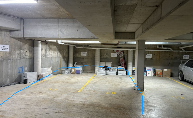 Indoor lot parking on Victoria Road in Gladesville New South Wales