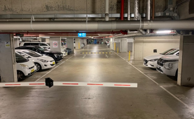 Secured parking space near Waitara Station