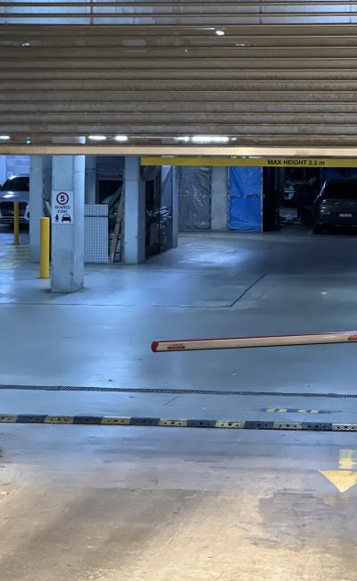 Underground parking space at the heart of Macquarie Park with CCTV and secure access gates via FOB