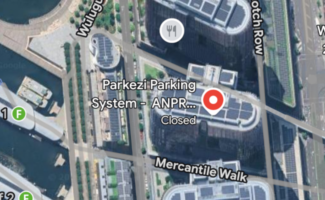 Indoor lot parking on watermansquay in barangaroo