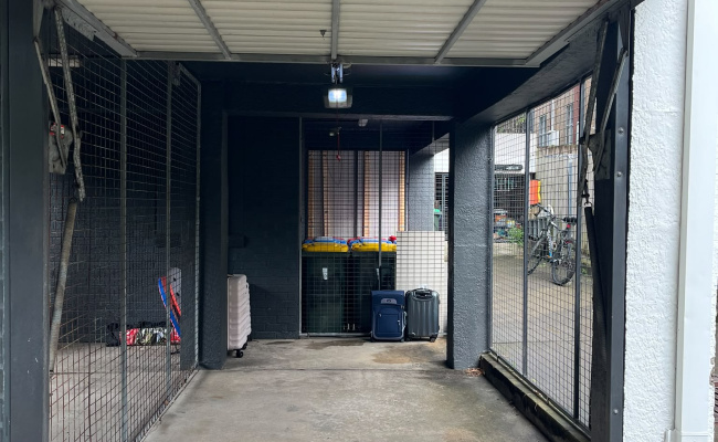 Lock up garage parking on Wellington Street in Bondi Beach New South Wales