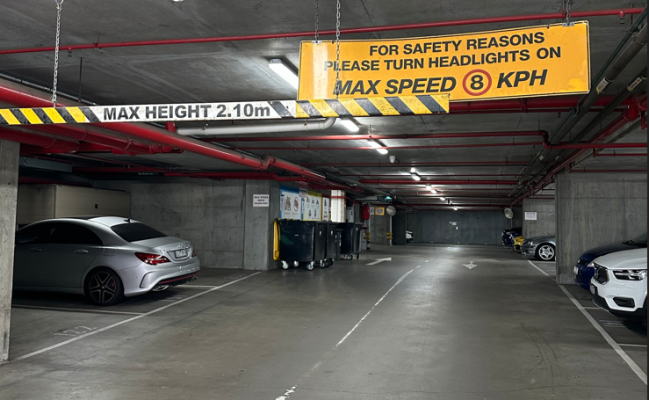 Undercover parking on Whiteman Street in Southbank Victoria
