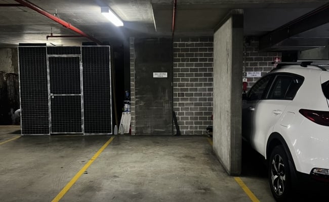Indoor lot parking on William Street in Woolloomooloo New South Wales
