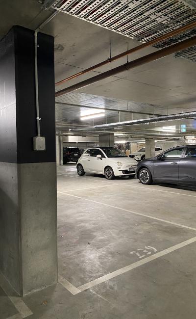 Indoor lot parking on Wominjeka Walk in West Melbourne Victoria