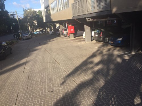 Outdoor lot parking on Pyrmont Bridge Rd in Camperdown